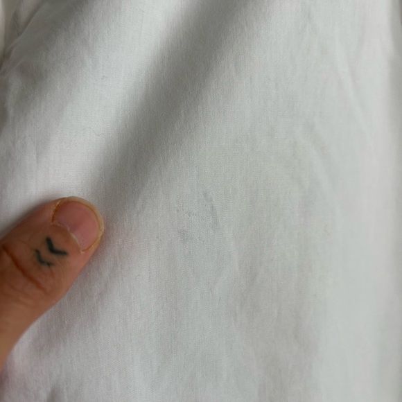 Y2K White Blouse with Embroidered Teddy Bears Details L - Picture 16 of 16